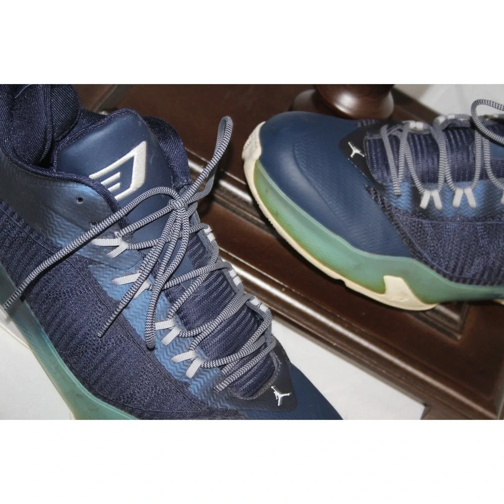 JORDAN CP3 VIII 684855 407 Men's 13 Navy Chris Paul Basketball Shoes 2014
